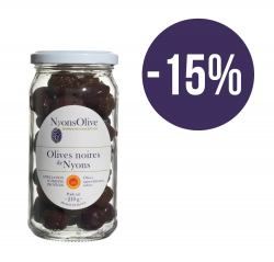 OFFRE SPÉCIALE -15% Olives noires de Nyons AOP 210g