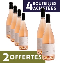 SPECIAL OFFER Côtes du Rhône Rosé AOP "FULGURANCE" 4+2 Free