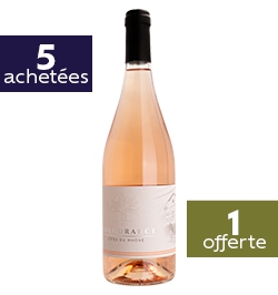 OFFRE SPÉCIALE 5+1  Côtes du Rhône Rosé AOP "FULGURANCE"