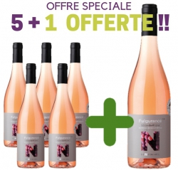 OFFRE SPÉCIALE Côtes du Rhône Rosé AOP "FULGURANCE" 5+1 Offerte
