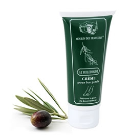 Crème pour les pieds à l’huile d’olive - 100 ml