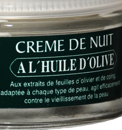 Night beauty cream, with olive oil 50 ml