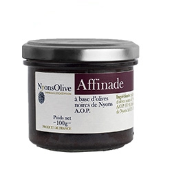 Affinade à base d'olives noires de Nyons AOP - 100 g