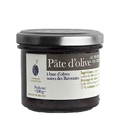 Pate d'olives noires des Baronnies au fromage de chèvre - 100 g