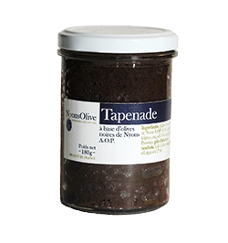 Tapenade à base d'olives noires de Nyons AOP - 180G