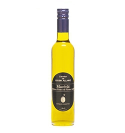 Maceration olive oil with black olives from Nyons - 50 cl