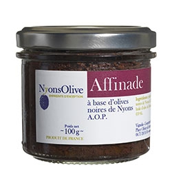 Affinade A Base D Olives Noires De Nyons Aop 100 G Nos Delices Tartinables Boutique Vignolis
