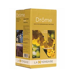 Bag in Box IGP Drôme White  3 L