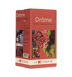 Bag in Box IGP Drôme Rosé wine  3 L