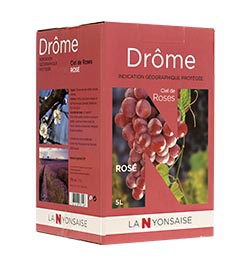 Vin de Pays Drôme Rosé IGP - BIB 5 L