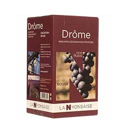 Bag in Box IGP Drôme Red  wine  3 L