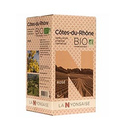 Côtes du Rhône Rosé BIO AOC - BIB 3 L