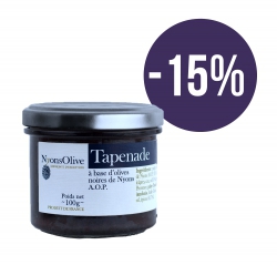 SPECIAL OFFER -15% Tapenade with black olives from Nyons PDO
