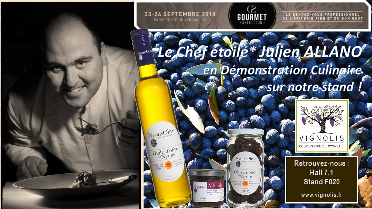SALON GOURMET PARIS & LE CHEF JULIEN ALLANO