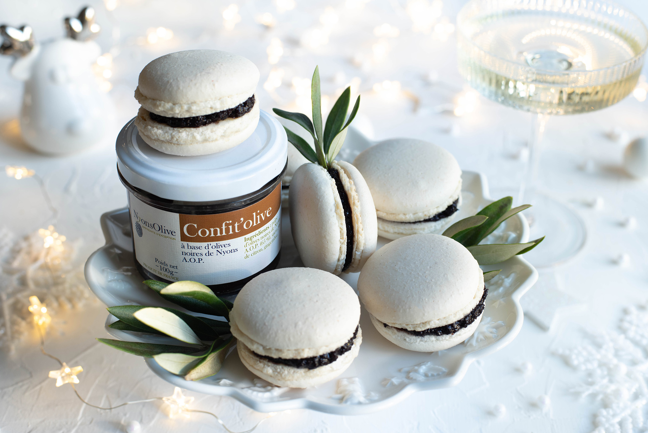 Macarons confit’olives